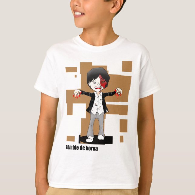 T-shirt Zombi coréen (Devant)