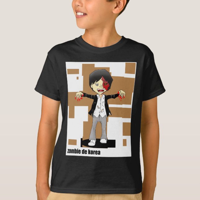 T-shirt Zombi coréen (Devant)