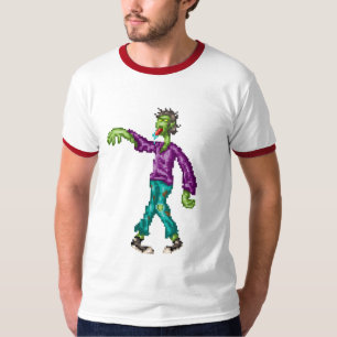T-shirt Zombi de pixel