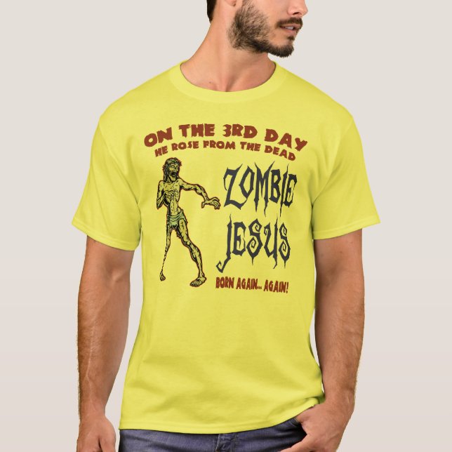 T-shirt Zombi Jésus (Devant)