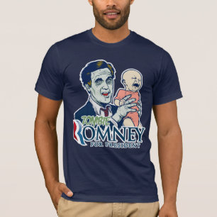 T-shirt Zombi Romney pour le Président Shirt