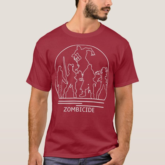 T-shirt Zombicide - Conception de jeux de société - Jeu de (Devant)