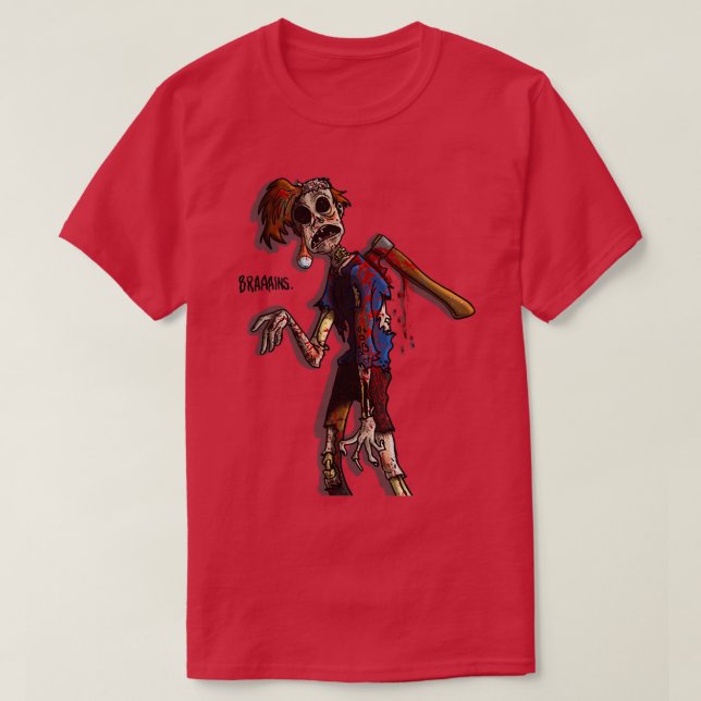 T-shirt Zombie (Design devant)