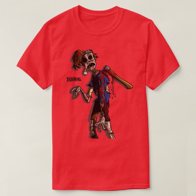 T-shirt Zombie 1 (Design devant)