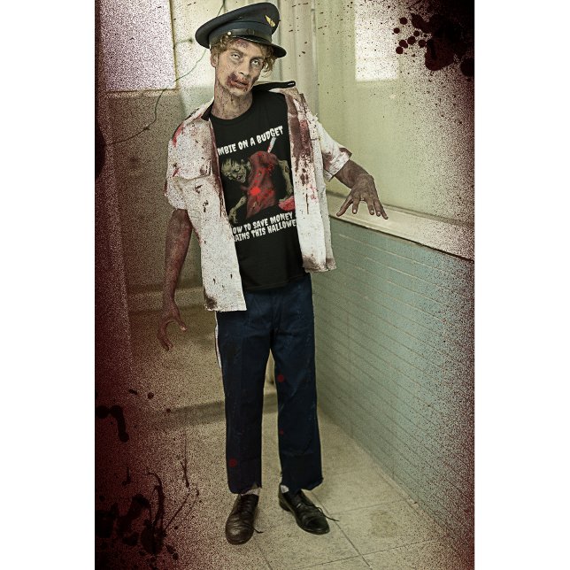 T-shirt Zombie À L'Halloween Budget (Créateur téléchargé)