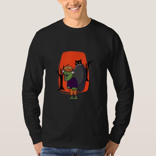 T-shirt Zombie à minuit (Devant)