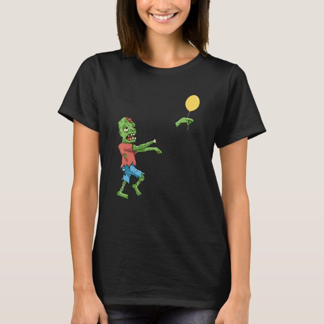 T-shirt Zombie a perdu son ballon (Devant)