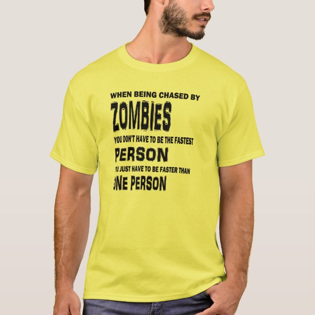 T-shirt Zombie Apocalypse. (Devant)