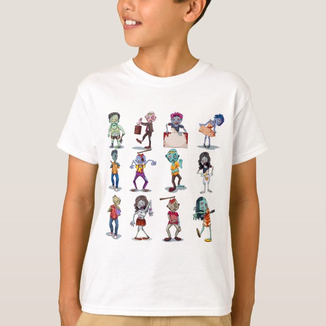 T-shirt Zombie Apocalypse (Devant)