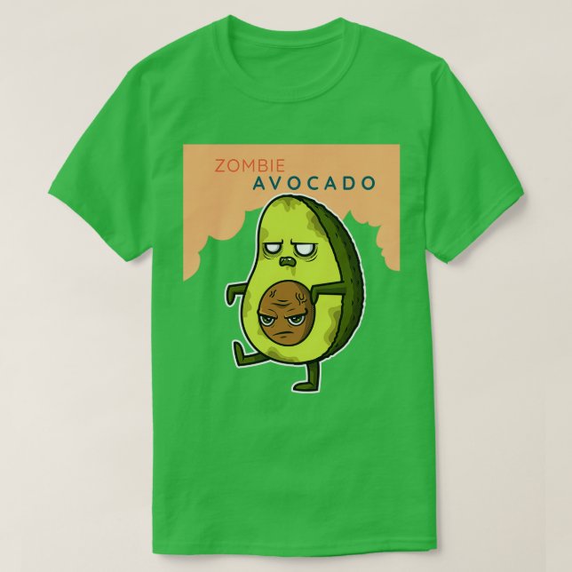 T-shirt Zombie Avocado (Design devant)