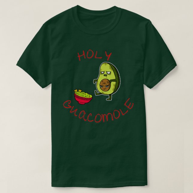 T-shirt Zombie avocat Saint-Guacamole (Design devant)
