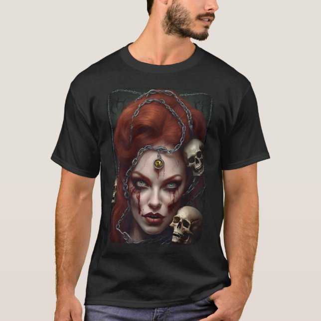 T-shirt Zombie Babe 03 (Devant)