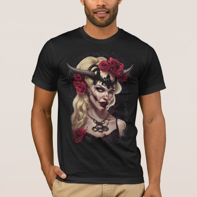 T-shirt Zombie Babe 06 (Devant)