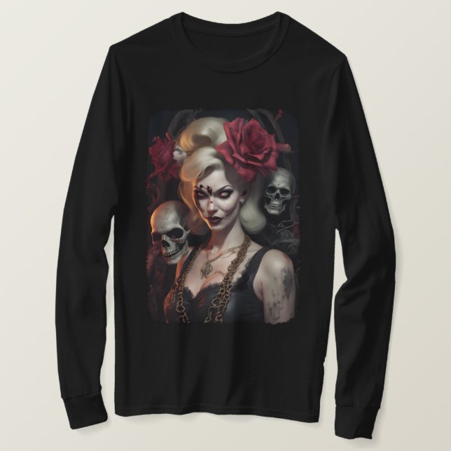 T-shirt Zombie Babe 07 (Design devant)