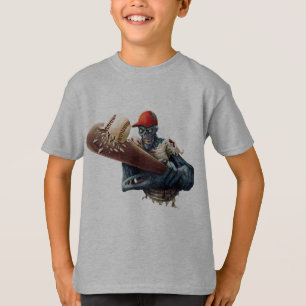 T-shirt Zombie Baseball Slugger Épouvantable Halloween