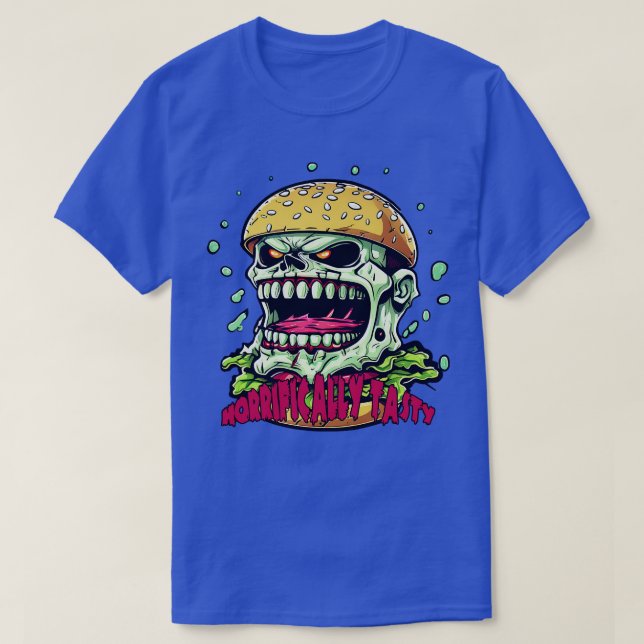 T-shirt Zombie Burger Horriscientifiquement Saveur (Design devant)