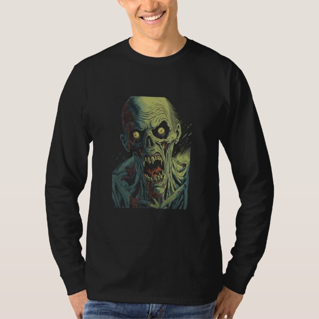 T-shirt Zombie by Haunted Horror Halloween 4 (Devant)