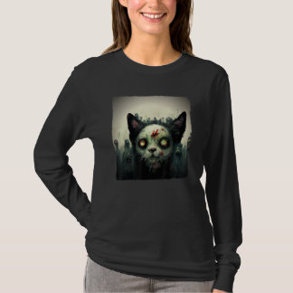 T-shirt Zombie Ca Esthétique Épouvantable Horreur Écran H