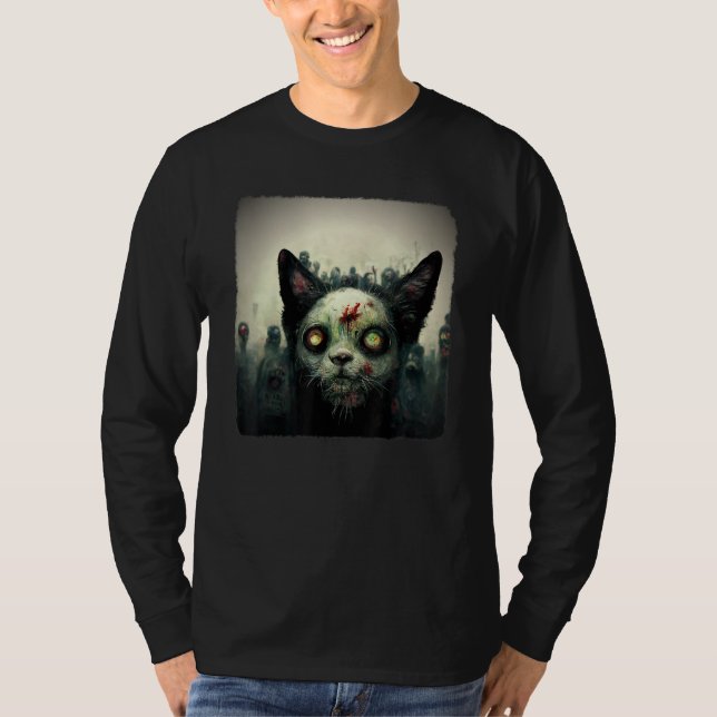 T-shirt Zombie Ca  Esthétique Épouvantable Horreur Hallowe (Devant)