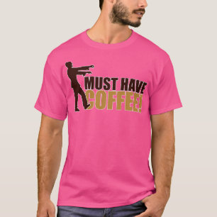 T-shirt Zombie café