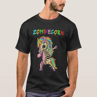 T-shirt zombie corn i love brainbows