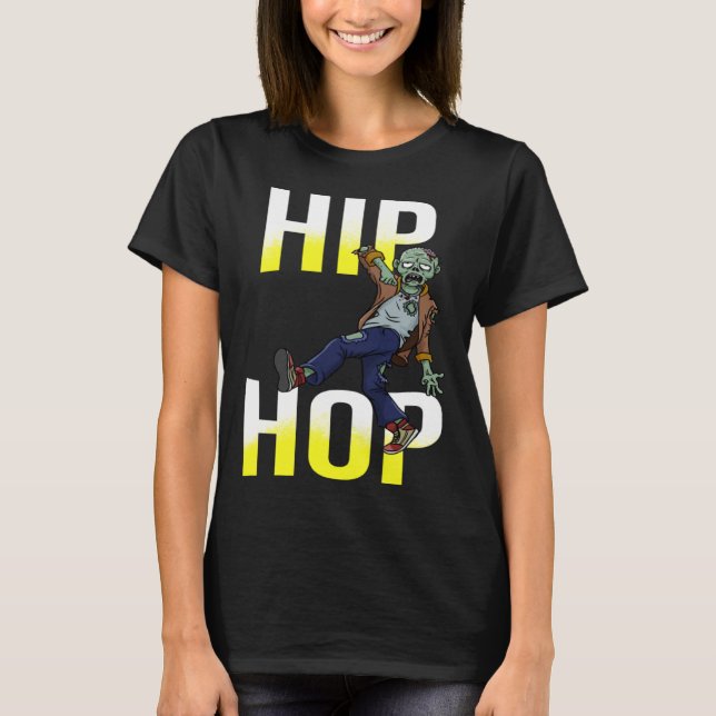 T-shirt ZOMBIE Dancing HIP HOP Breakdancing Kids or Adults (Devant)