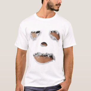 T-shirt Zombie dans les vêtements déchirés
