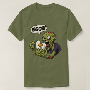 T-shirt Zombie de consommation d'oeufs