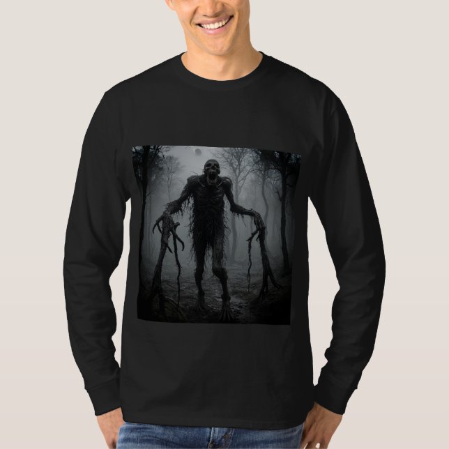T-shirt zombie déplaisant (Devant)