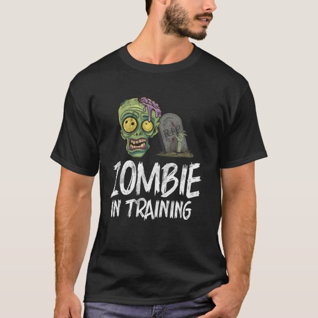 T-shirt Zombie en formation Zombie (Devant)