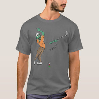 T-shirt Zombie Golf Player Golfing Halloween Horror Scary 