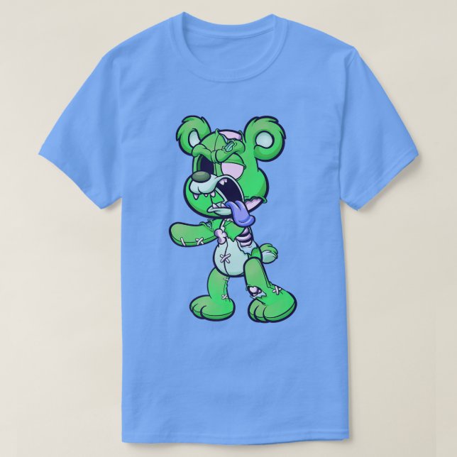 T-shirt Zombie Gummy Bear Gummy Bear Premium (Design devant)