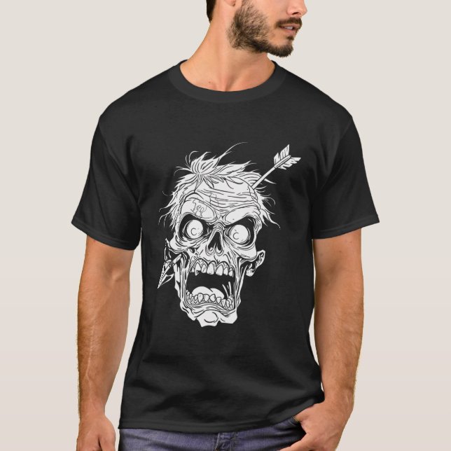 T-shirt Zombie Halloween - Monster Zombie (Devant)