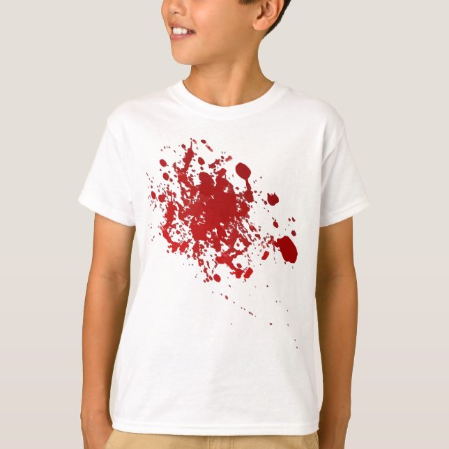 T-shirt Zombie Halloween splatter effrayant sanglant (Devant)