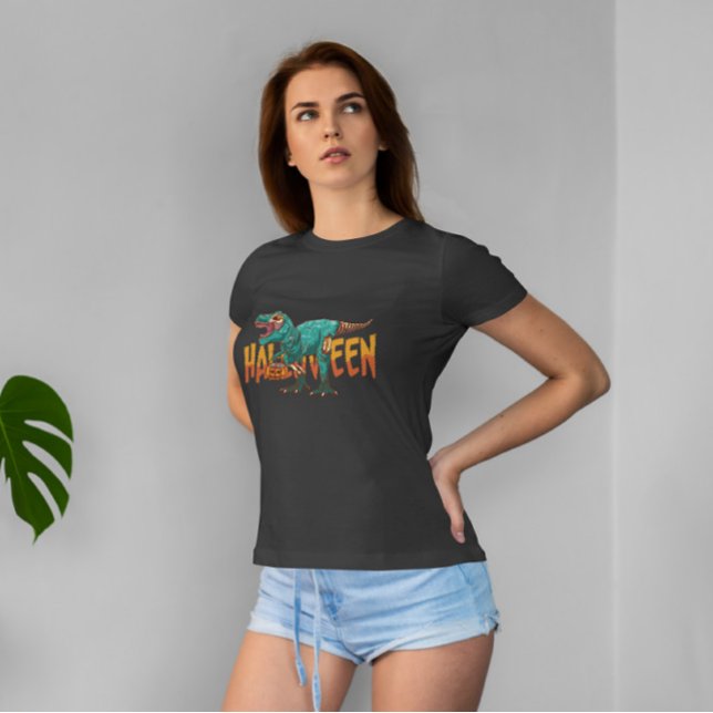 T-shirt Zombie Halloween T Rex (Créateur téléchargé)