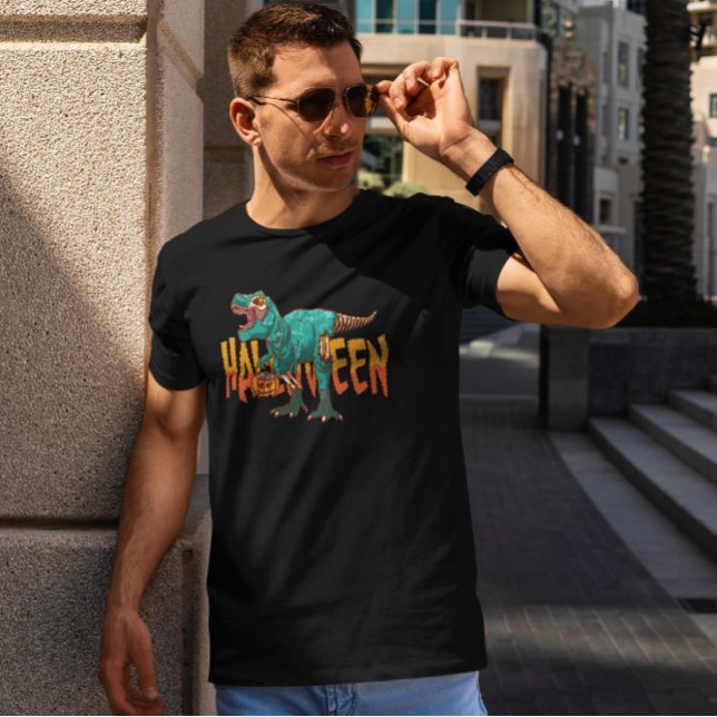T-shirt Zombie Halloween T Rex (Créateur téléchargé)