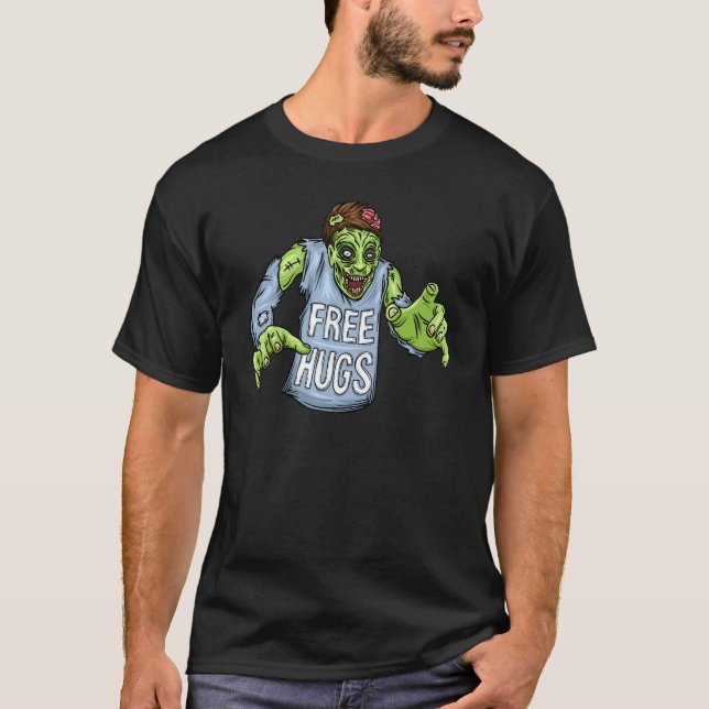 T-shirt Zombie Halloween Zombie (Devant)