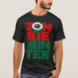 T-shirt Zombie Hunter Halloween Cute with an Eye Hunting