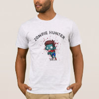 Zombie Hunter with Blood Splatter Creepy
