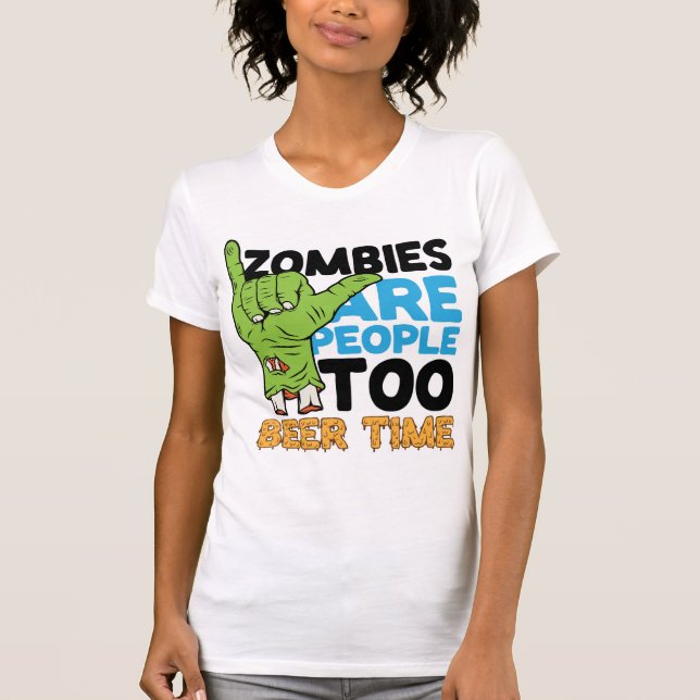 T-shirt Zombie in the Bar (Devant)