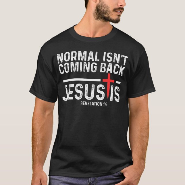 T-shirt Zombie Jésus Halloween (Devant)