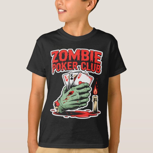 T-shirt Zombie Ker Club Halloween  (Devant)