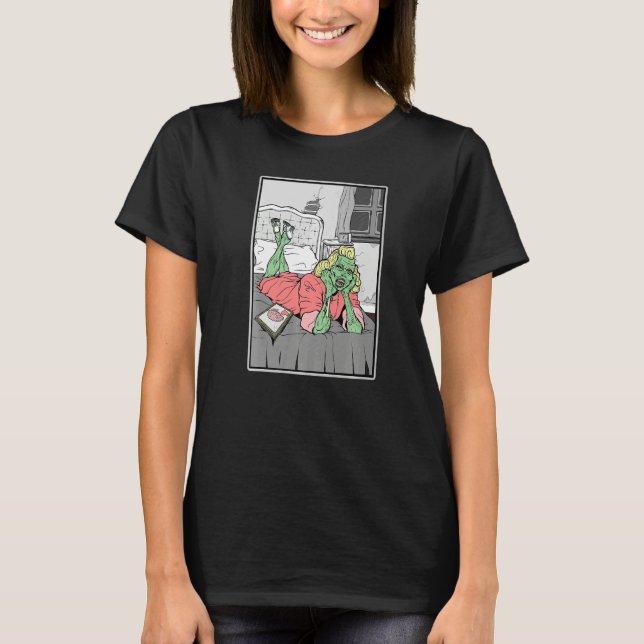 T-shirt Zombie Love graphic (Devant)