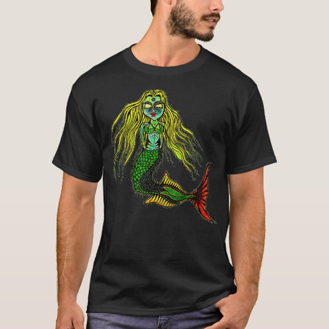 T-shirt Zombie Mermaid (Devant)
