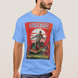 T-shirt Zombie Mummy Halloween Horror Vintage Comic Book R