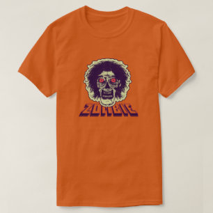 T-shirt ZOMBIE Orange Eyes Cheveux verts