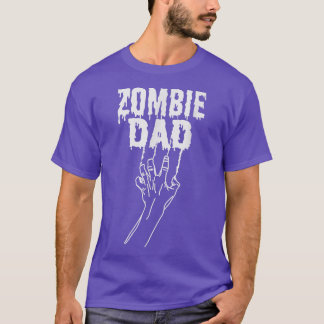 T-shirt Zombie Papa Halloween Père Costume Adultes 6927