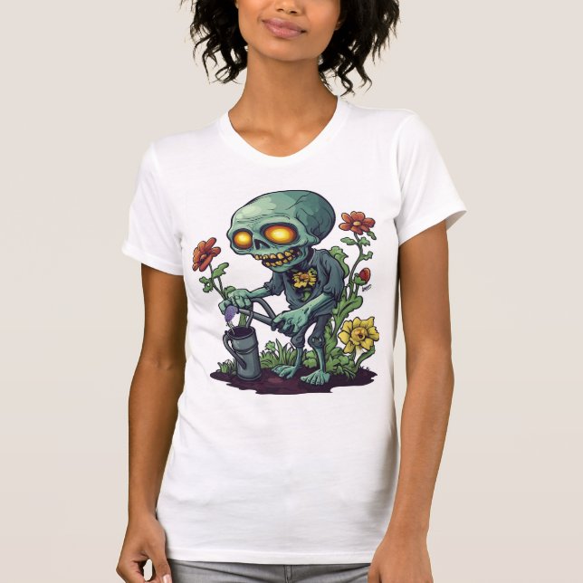 T-shirt Zombie Plant Parent (Devant)