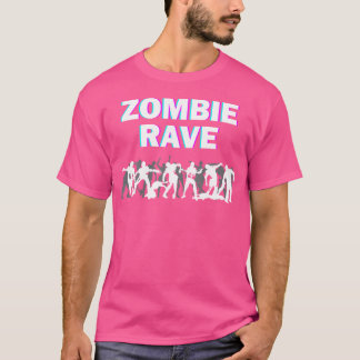 T-shirt Zombie Rave Illusion Optique Trippy Motivation