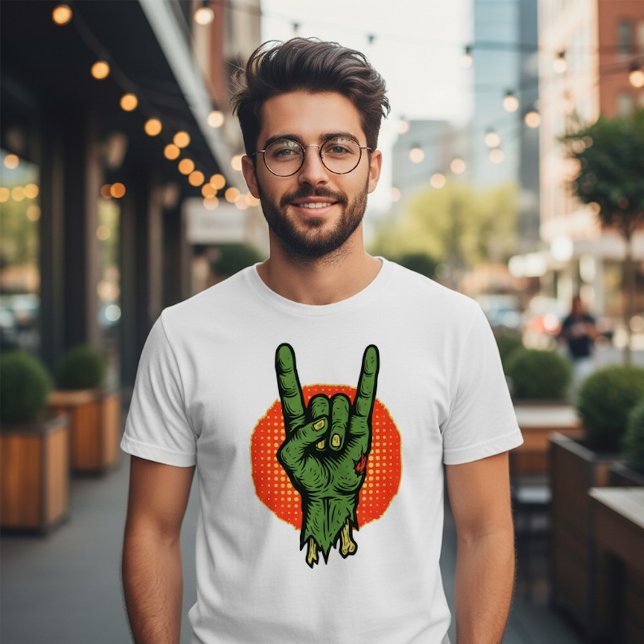 T-shirt Zombie Rock sur la main ! (Créateur téléchargé)